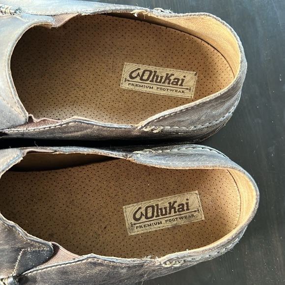 OluKai Moloa men’s slip on shoes- brown size 11.5 - Picture 5 of 6